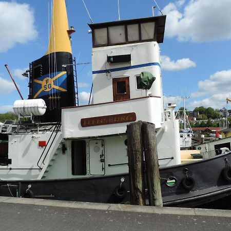 Kapitainskoje Direkt Am Hafen Flensburgs Appartement Buitenkant foto